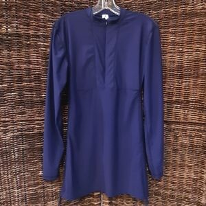 Sailbee Dress Women's Large Blue Tenniscore Activewear Tennis Swimsuit Cover Up